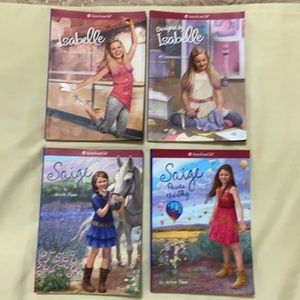 American Girl 4 Books: 1 & 2 Saige, 1 & 2 Isabelle